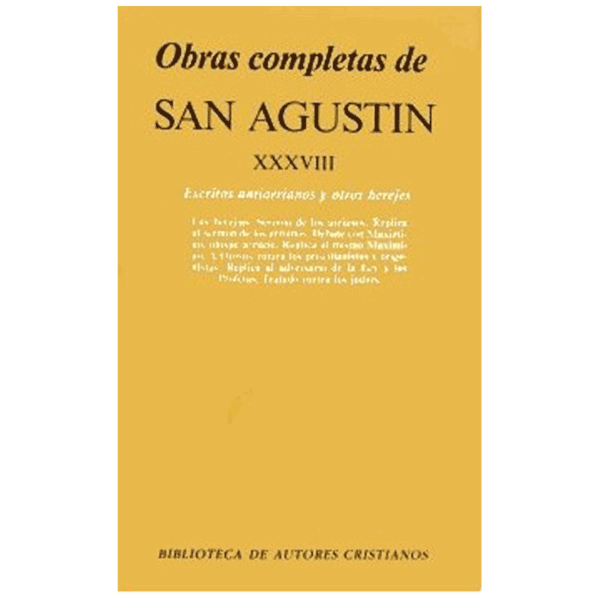 obras-completas-de-san-agustin-xxxviii-escritos-antiarrianos-y-otros-herejes